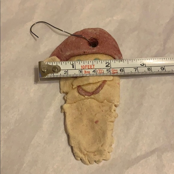 4” cookie dough Santa Claus 🎅 OLD Ornament - Picture 8 of 8